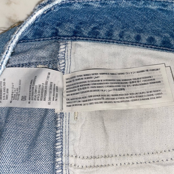 Hollister mid rise boyfriend Jean shorts-size 9 - Picture 8 of 11